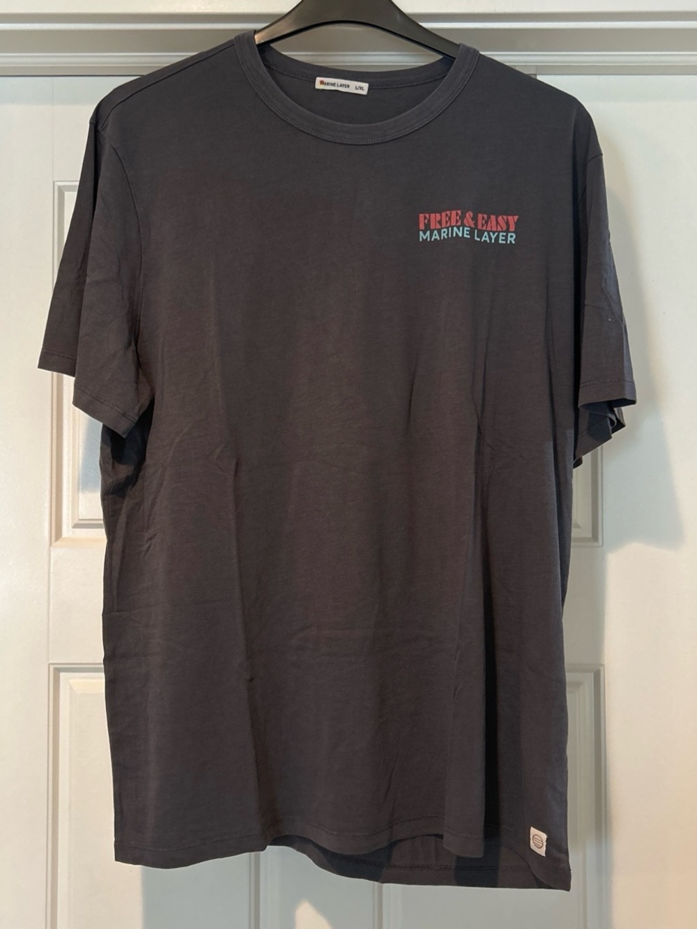 Marine Layer Charcoal “Free & Easy” Short Sleeve Tee